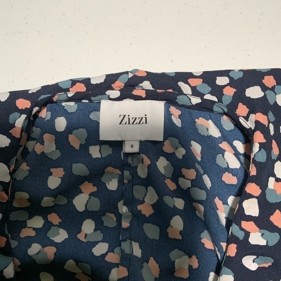 𝅺zizzi Women’s Ruffled V Neck Floral Dress Size Small Plus | 14 - Picture 6 of 8